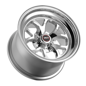 Weld S76 15x4 / 5x120.65 / 2.5 BS / 3.18 HB - Polished Center - Polished Shell - Non-BL Wheel