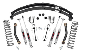 Rough Country 4.5 Inch Lift Kit RR springs | Jeep Cherokee XJ 2WD/4WD (84-01)