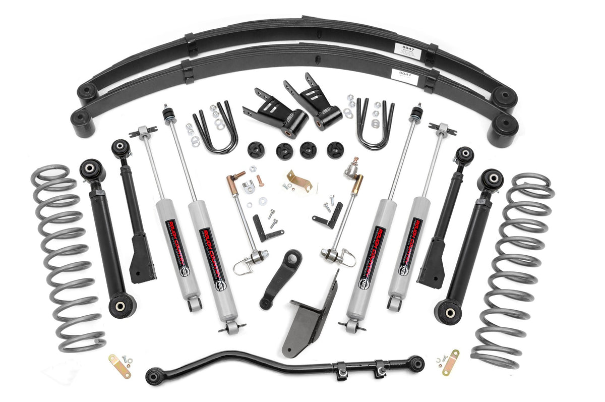 Rough Country 6.5 Inch Lift Kit X-Series | Jeep Cherokee XJ 2WD/4WD (1984-2001)