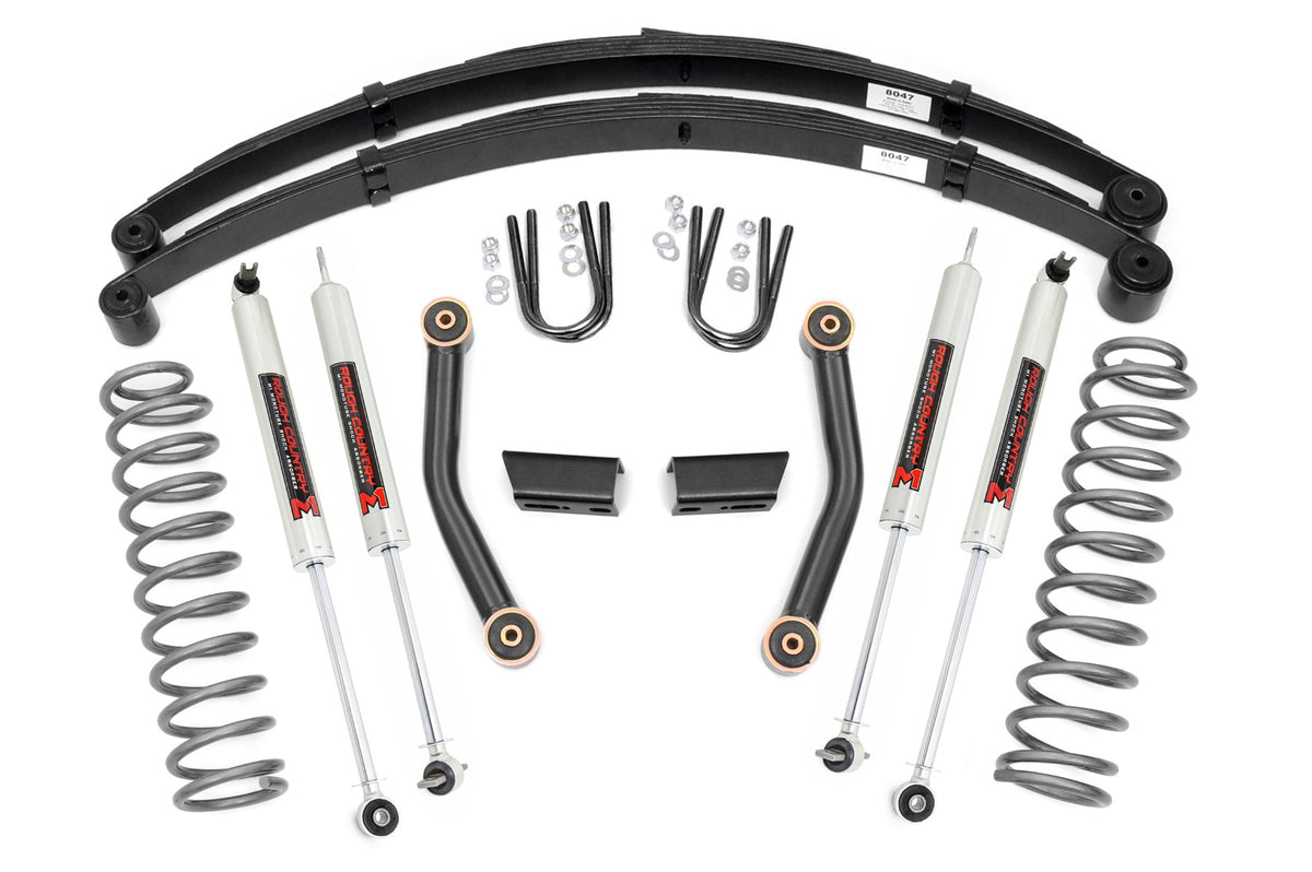 Rough Country 3 Inch Lift Kit | Jeep Cherokee XJ (84-01)