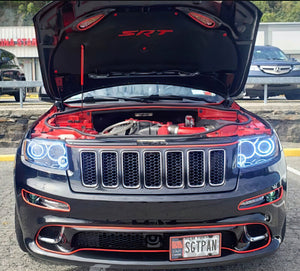 Oracle Jeep Grand Cherokee 11-13 Triple Halo Kit - ColorSHIFT