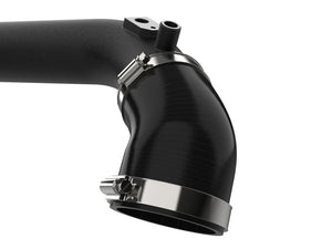 aFe 2024+ Jeep Wrangler JL L4-2.0L (t) BladeRunner 2-1/2in Aluminum Hot Charge Pipe - Black