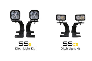 Diode Dynamics 14-19 Silverado/Sierra SS3 LED Ditch Light Kit - Pro White Combo
