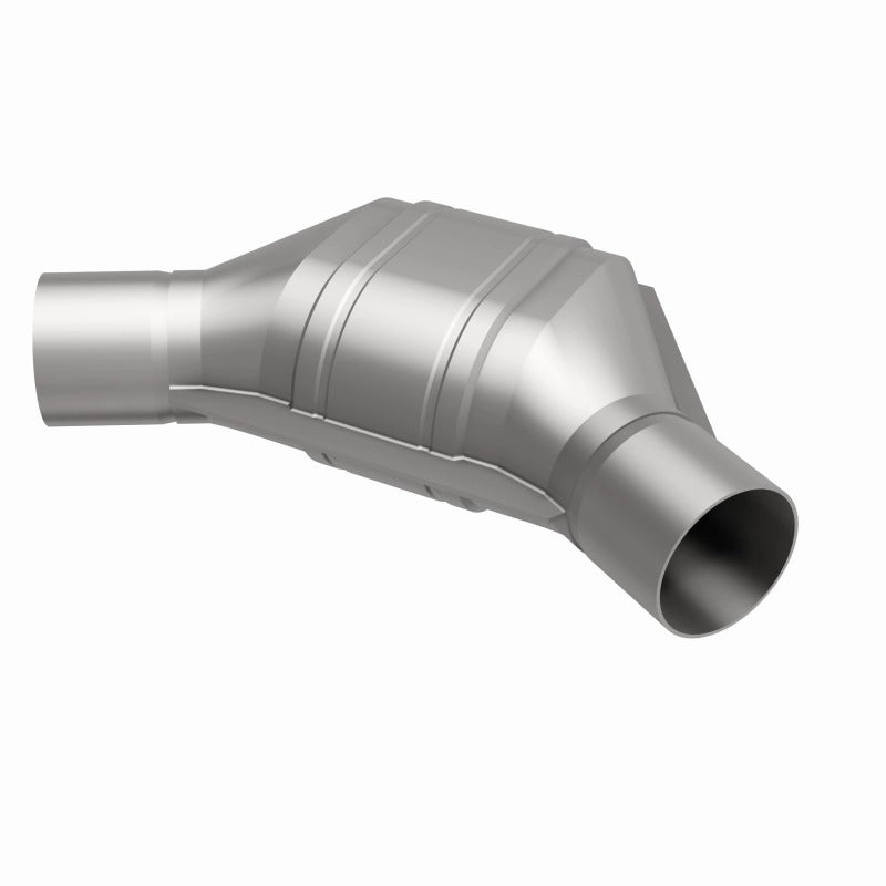 MagnaFlow Universal Catalytic Converter 2 inch Angled O/O PC2 Front