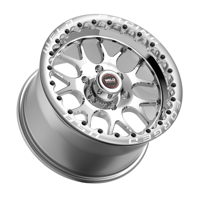 Weld S77 HD Beadlock 17x10/6x135/7.2 BS/3.54 HB-Polished Center-Polished Shell-Polished SBL Wheel