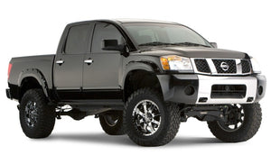 Husky Liners 04-15 Nissan Titan (w/ Lock Box) Pocket Style Fender Flares 4pc - Black