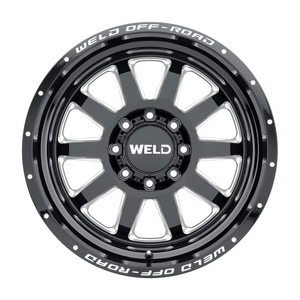 Weld Stealth 20x10 / 8x165.1 / 4.76 BS / 125.1 HB - Gloss Black Milled - Non-BL Wheel