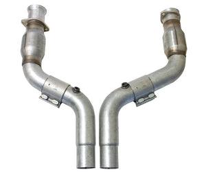 BBK 05-20 Dodge Challenger/Charger 6.1/6.2/6.4L Hemi 3in Catted High Flow Mid Pipe