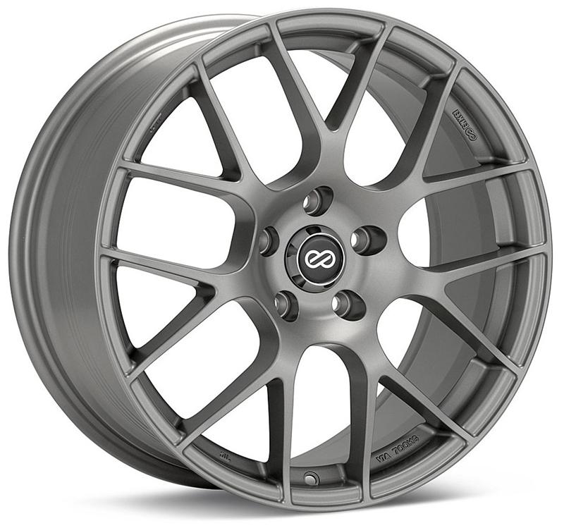Enkei Raijin 18x8.5 35mm Offset 5x114.3 Bolt Pattern 72.6 Bore Diameter Hyper Silver Wheel