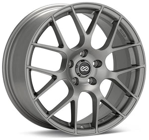 Enkei Raijin 19x8 45mm Offset 5x112 Bolt Pattern 72.6 Bore Dia Black Wheel
