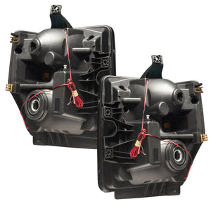 Oracle 08-10 Ford F250 Pre-Assembled Halo Headlights - Chrome Housing - w/ 2.0 Controller