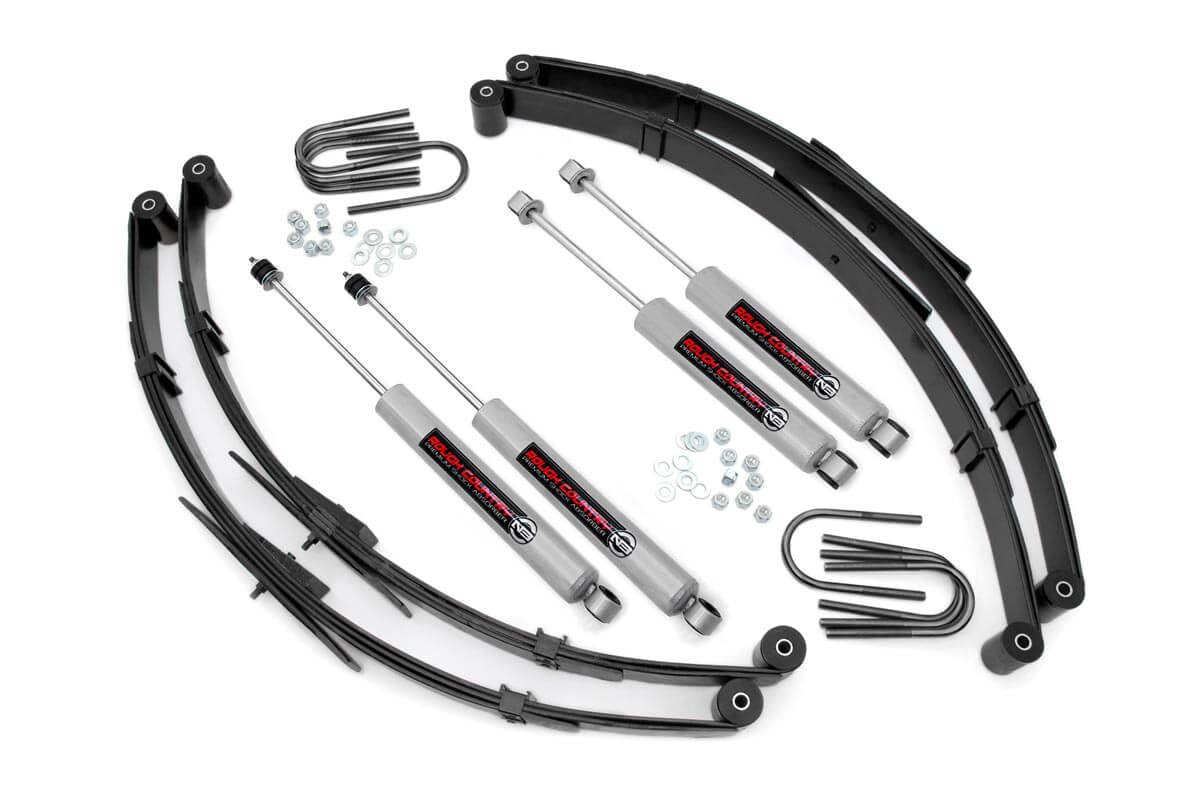Rough Country 2.5 Inch Lift Kit | Jeep Wrangler YJ 4WD (1987-1995)