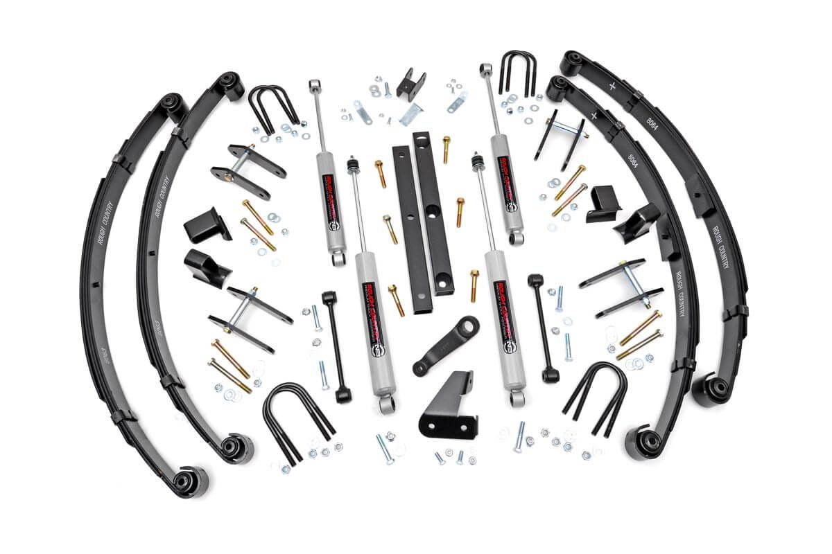 Rough Country 4.5 Inch Lift Kit | Jeep Wrangler YJ 4WD (87-95)
