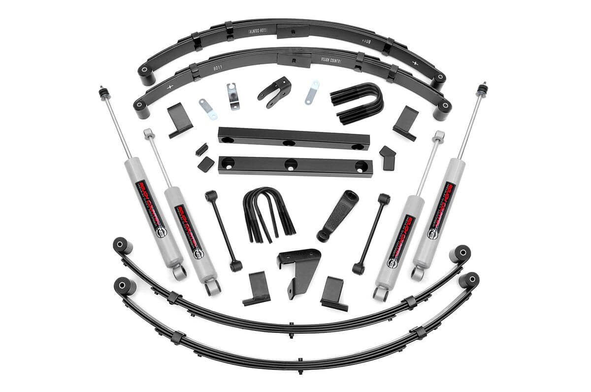 Rough Country 4 Inch Lift Kit | Jeep Wrangler YJ 4WD (1987-1995)
