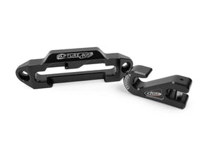 Addictive Desert Designs 1-5/16in Winch Fairlead Plate w/ Recessed Round End Hook - Black