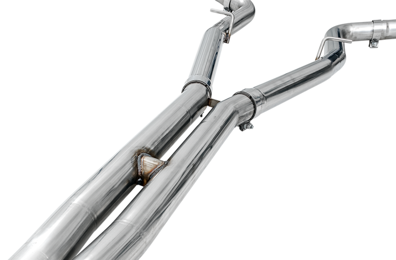 AWE Tuning 2015+ Dodge Challenger 6.4L/6.2L Supercharged Track Edition Exhaust - Use Stock Tips