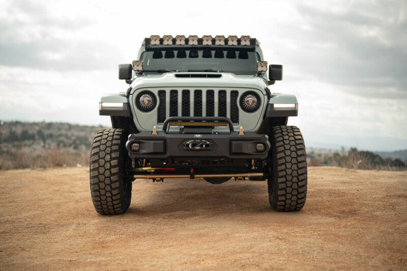 Dv8 18+ Jeep Wrangler JL / 20+ Jeep Gladiator JT OE Plus Front Bumper
