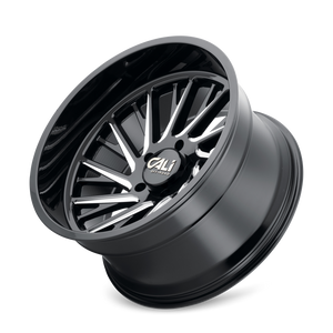 Cali Off-Road 9114 Purge 24x14 / 8x170 BP / -76mm Offset / 125.2mm Hub Gloss Black Milled Wheel