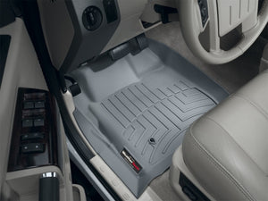 WeatherTech 08-10 Ford F250/F350/F450/F550 Super Duty Super Cab Front FloorLiner - Grey