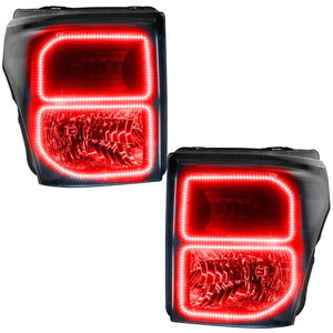 Oracle 11-16 Ford F250/350 LED HL - Black - ColorSHIFT w/ BC1 Controller