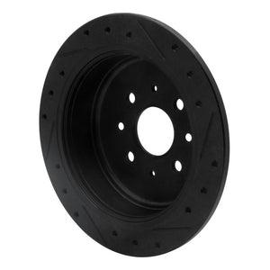 R1 99-03 Renault SCENIC (Mexico) Rear Left Drilled & Slotted Black Brake Rotor