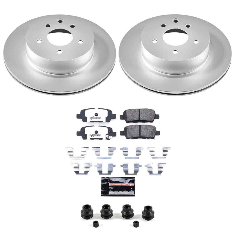 Power Stop 11-12 Infiniti G25 Rear Z26 Coated Brake Kit