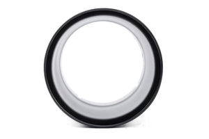 Dinan Double-Walled 4in Clamp-On Exhaust Tip - Black - 4in Outlet / 3.25in Inlet