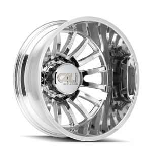 Cali Off-Road 9110D Summit Dually 22x8.25 / 8x210 BP / -232mm Offset / 154.2mm Hub Polished Wheel