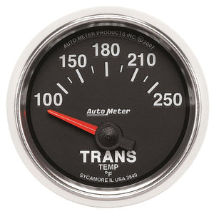 Autometer GS 52mm 100-250 Degree F Short Sweep Electronic Transmission Temperature Gauge