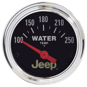 Autometer Jeep 52mm 100-250 Deg F Short Sweep Electronic Water Temperature Gauge