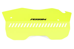 PERRIN 22-26 Subaru WRX Pulley Cover - Neon Yellow (TALL - For Use w/o PERRIN AOS)