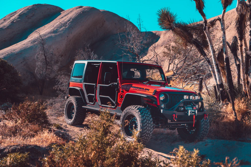 Body Armor 4x4 07-18 Jeep Wrangler JK Tube Doors Front Pair