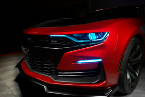 Oracle 19-21 Chevy Camaro SS/RS RGBW+A Headlight DRL Kit - w/ Simple Controller
