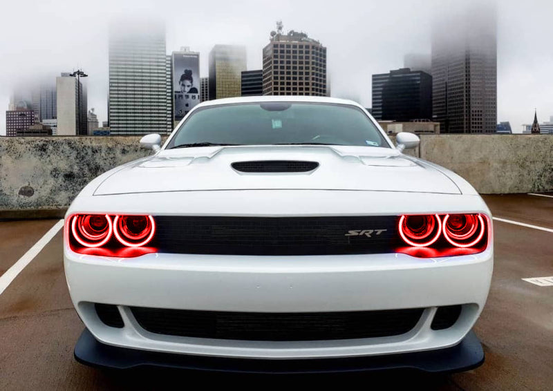 Oracle Dodge Challenger 15-21 LED Waterproof Halo Kit - ColorSHIFT