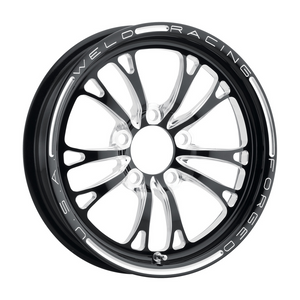 Weld V-Series Frontrunner 15x3.5 / 5x120 / 1.75 BS / 3.18 HB - Gloss Black Milled - Non-BL Wheel