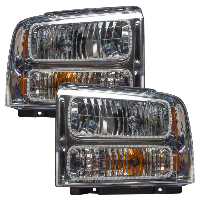 Oracle 05-07 Ford F-250/350 SMD HL - Chrome - ColorSHIFT