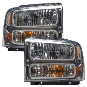 Oracle 05-07 Ford F-250/350 SMD HL - Chrome - ColorSHIFT w/o Controller