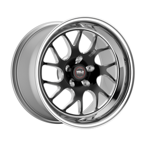 Weld S78 18x5 / 5x120 / 2.1 BS / 3.18 HB - Black Center - Polished Shell - Non-BL Wheel