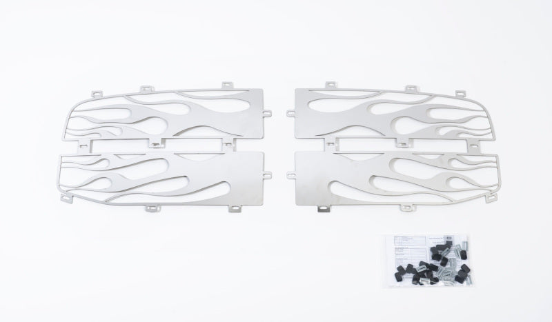 Putco 05-07 Ford SuperDuty - Including Side Vents Flaming Inferno Stainless Steel Grille