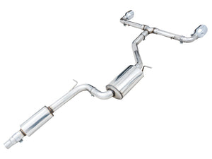 AWE Tuning 2022 VW GTI MK8 Touring Edition Exhaust - Chrome Silver Tips
