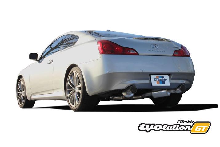 GReddy 07-14 Infiniti G37 Evolution (RWD ONLY) GT 304SS Cat-Back Exhaust