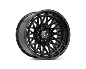 Vossen HFX-3 22x12 - 8x165.1 - ET44 - Ultra Deep Face - 125.1 - Satin Black Wheel