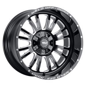 Weld Slingblade 20x10 / 6x135 / 4.75 BS / 106.1 HB - Gloss Black Milled - Non-BL Wheel
