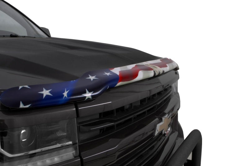 Husky Liners 99-07 Ford F-250/F-350/F-450/F-550 SD Hood Shield - American Flag w/ Eagle