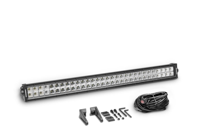 Go Rhino Xplor Bright Series Dbl Row LED Light Bar (Side/Track Mount) 31.5in. - Blk