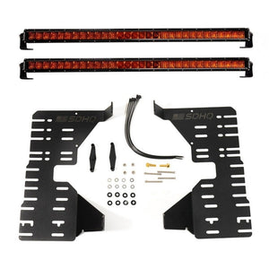 Rigid Industries 22-26 Toyota Tundra/Sequoia SR-Series Amber Grill Bar