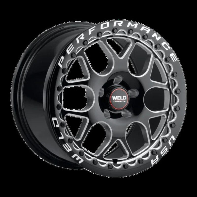 Weld 17x10 Solana Beadlock 5x127 ET23 BS 6.4 MIL DIA 78.1 - Gloss Black