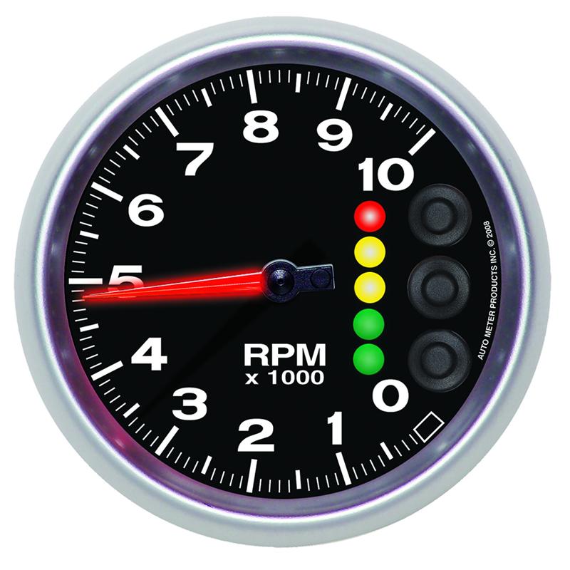 Autometer Elite 52mm 100-340 Deg F Oil Temp Peak & Warn w/ Electronic Control Gauge