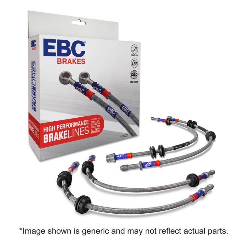 EBC 98-01 Audi A6 2.8L Stainless Steel Brake Line Kit