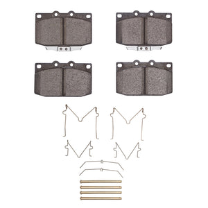 R1 86-91 Mazda RX-7 Front Semi Met Pads & Hardware Kit